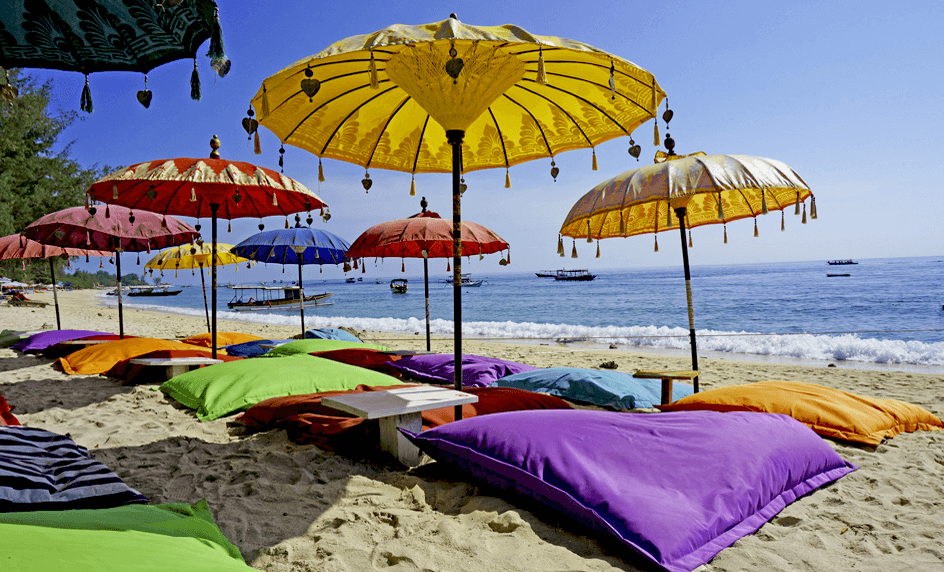 pláže Bali